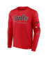 Фото #3 товара Men's Chicago Bulls Baseline Long Sleeve T-Shirt