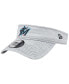 ფოტო #1 პროდუქტის Men's Gray Miami Marlins Adjustable Visor