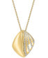 ფოტო #4 პროდუქტის EFFY® Diamond Abstract 18" Pendant Necklace (1/2 ct. t.w.) in 14k Gold