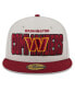 Фото #3 товара Men's Stone, Burgundy Washington Commanders 2023 NFL Draft On Stage 59FIFTY Fitted Hat