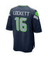 Фото #2 товара Men's Tyler Lockett College Navy Seattle Seahawks Game Jersey