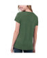 ფოტო #2 პროდუქტის Women's Heathered Green Green Bay Packers Main Game T-shirt