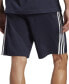 Men's Essentials Single Jersey 3-Stripes 10" Shorts