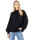 Фото #1 товара SUNDRY 297639 Smock Neck Puff Raglan Sleeve Top in Pima Cotton, 2