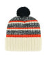 Фото #2 товара Men's Natural San Francisco Giants Tavern Cuffed Knit Hat with Pom
