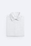 Фото #15 товара Рубашка из смесового хлопка с рельефным узором ZARA