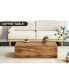 Stylish & Durable Wood Texture Coffee Table - 39.37x23.62x11.81"