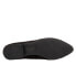 Trotters Harlowe T1707-053 Womens Black Narrow Suede Ballet Flats Shoes 9