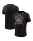 Фото #1 товара Men's Black Brooklyn Nets Reinforce True Classics Vintage-Inspired Slub T-shirt