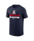 Фото #2 товара Men's Navy Arizona Wildcats Football T-Shirt
