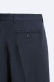 Костюмные брюки из 100% шерсти ZARA