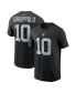 ფოტო #3 პროდუქტის Men's Jimmy Garoppolo Black Las Vegas Raiders Player Name and Number T-shirt