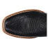 Фото #4 товара Dan Post Boots Boerne Embroidered Square Toe Cowboy Mens Black Casual Boots DP5