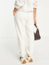 Фото #2 товара ASOS DESIGN co-ord super soft seamed jogger in winter white