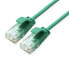ROTRONIC-SECOMP UTP DataCenter Patchkabel slim Kat6A/Kl.EA LSOH gruen 3m - Cable - Network