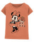 Toddler Glow In The Dark Minnie Mouse Halloween Tee 2T