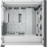 Corsair iCUE 5000X RGB - Midi Tower - PC - White - ATX - EATX - ITX - Plastic - Steel - Tempered glass - Gaming