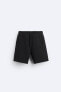 Compact jogger bermuda shorts