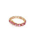 ფოტო #4 პროდუქტის Octagon Cut, Pink, Gold-Tone Millennia Bracelet