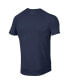 Фото #4 товара Men's Navy Howard Bison Logo Stripe Performance Raglan T-shirt