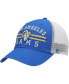 Головной убор '47 Brand мужской '47 Royal Los Angeles Rams Highpoint Trucker Clean Up Snapback Hat Синий - фото #2