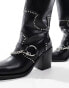 Фото #4 товара Public Desire Nashville knee boot with hardware in black
