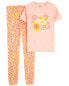 Фото #5 товара Kid 2-Piece Rise And Shine 100% Snug Fit Cotton Pajamas 5