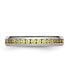 Фото #2 товара Stainless Steel Polished 4mm November Yellow CZ Ring