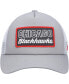 Фото #3 товара Men's Gray, White Chicago Blackhawks Locker Room Foam Trucker Snapback Hat