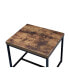 Bob End Table in Weathered Oak & Black