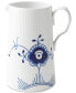 Blue Fluted Mega 1.7-L Porcelain Modern Jug