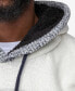 ფოტო #6 პროდუქტის Men's Color Blocked Pattern Hooded Sweater