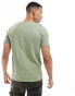 Brave Soul waffle knit t-shirt in washed sage green