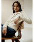 Women's Classic Cable Knit Sweater with Ribbed Edges for Women