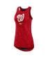 Фото #3 товара Women's Red Washington Nationals Right Mix High Neck Tank Top