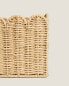 Large scalloped basket