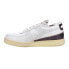 Фото #3 товара Diadora Mi Basket Row Cut Glitter Dirty Lace Up Womens White Sneakers Casual Sh