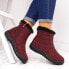 Фото #7 товара Waterproof snow boots with zipper NEWS W EVE181C burgundy