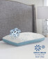 Beautifully Cool Supreme Cooling Comfort Gusseted Memory Foam Pillow, Standard/Queen, Created for Macy’s Blue Snowflake, Стандартный - фото #12