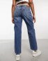 Фото #8 товара Lee Jane low rise straight fit jeans in mid blue