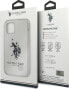 Фото #8 товара чехол силиконовый iPhone 12 Pro Max 6,7 белый с логотипом U.S. Polo Assn.