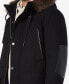 Фото #4 товара Men's Dawson Hooded Parka with Faux-Leather & Faux-Fur Trim