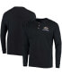 Фото #1 товара Men's Black Baltimore Ravens Maverick Thermal Henley Long Sleeve T-shirt