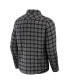 ფოტო #2 პროდუქტის Men's NFL x Darius Rucker Collection by Gray New England Patriots Flannel Long Sleeve Button-Up Shirt