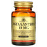 Фото #1 товара Solgar, Астаксантин, 10 мг, 30 мягких желатиновых капсул