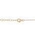 ფოტო #4 პროდუქტის Cultured Freshwater Pearl (4mm) & Chain Link Layered Bracelet in 14k Gold-Plated Sterling Silver