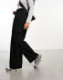 ASOS DESIGN pull on trouser with pockets in black