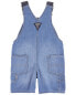 Фото #14 товара Toddler Denim Shortalls: Hickory Stripe Strap Remix 4T