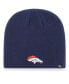 Фото #1 товара Men's Navy Denver Broncos Primary Logo Knit Beanie