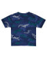 ფოტო #2 პროდუქტის Toddler Boys and Girls Navy Seattle Mariners Field Ball T-shirt and Shorts Set